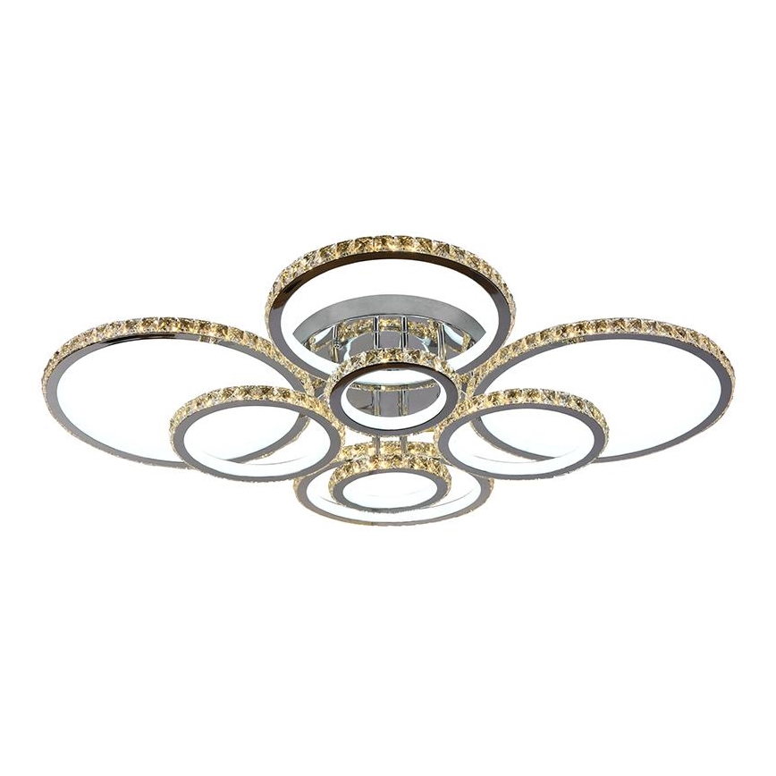 Fäst LED ljusreglerad ljuskrona LED/315W/230V 3000-6500K + fjärrkontroll
