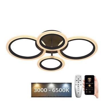 Fäst LED ljusreglerad ljuskrona LED/50W/230V 3000-6500K + fjärrkontroll