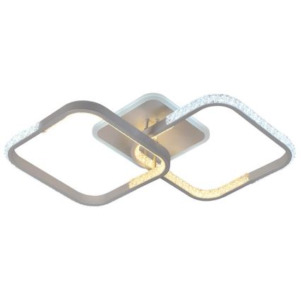 Fäst LED ljusreglerad ljuskrona LED/55W/230V 3000-6500K + fjärrkontroll