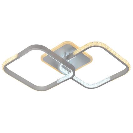 Fäst LED ljusreglerad ljuskrona LED/55W/230V 3000-6500K + fjärrkontroll
