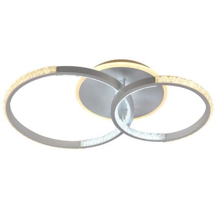 Fäst LED ljusreglerad ljuskrona LED/55W/230V 3000-6500K + fjärrkontroll