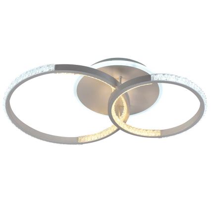 Fäst LED ljusreglerad ljuskrona LED/55W/230V 3000-6500K + fjärrkontroll