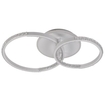 Fäst LED ljusreglerad ljuskrona LED/55W/230V 3000-6500K + fjärrkontroll