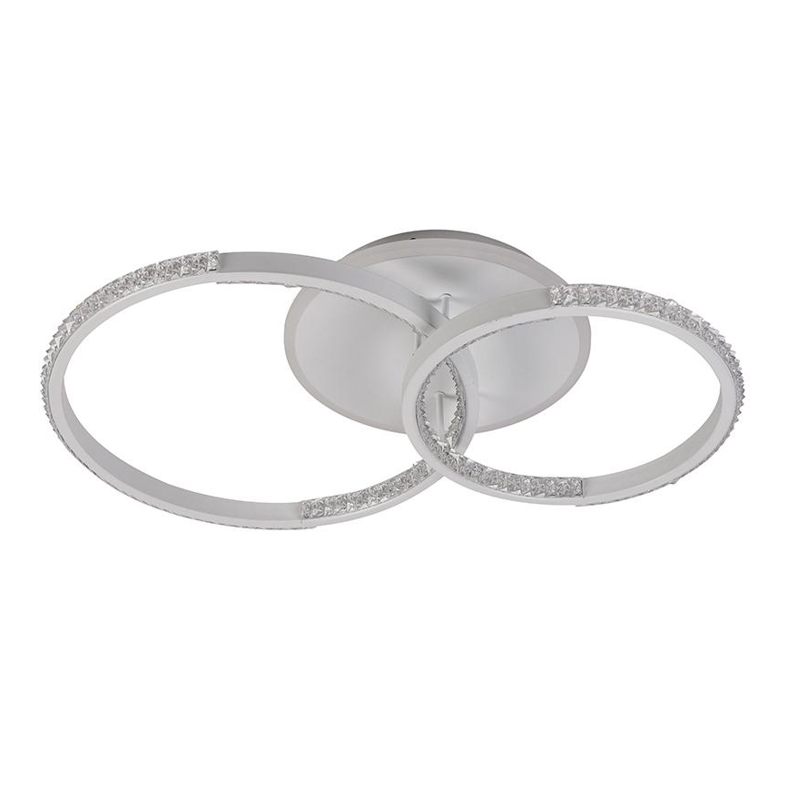 Fäst LED ljusreglerad ljuskrona LED/55W/230V 3000-6500K + fjärrkontroll