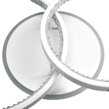 Fäst LED ljusreglerad ljuskrona LED/55W/230V 3000-6500K + fjärrkontroll