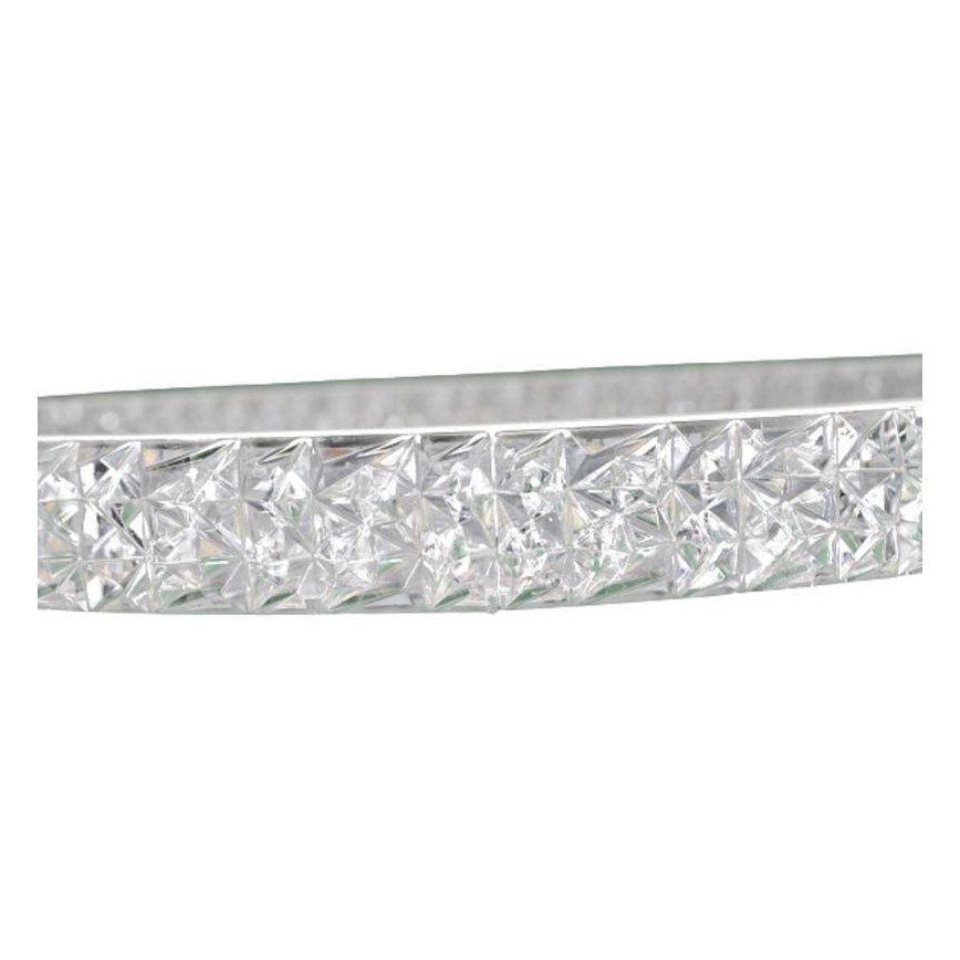 Fäst LED ljusreglerad ljuskrona LED/55W/230V 3000-6500K + fjärrkontroll
