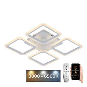 Fäst LED ljusreglerad ljuskrona LED/70W/230V 3000-6500K + fjärrkontroll