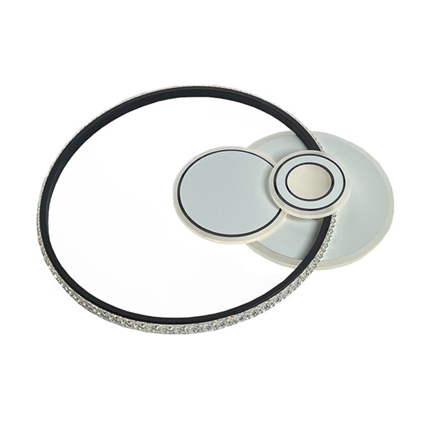 Fäst LED ljusreglerad ljuskrona LED/80W/230V 3000-6500K + fjärrkontroll