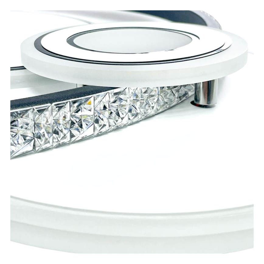 Fäst LED ljusreglerad ljuskrona LED/80W/230V 3000-6500K + fjärrkontroll