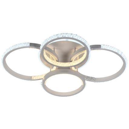 Fäst LED ljusreglerad ljuskrona LED/80W/230V 3000-6500K + fjärrkontroll