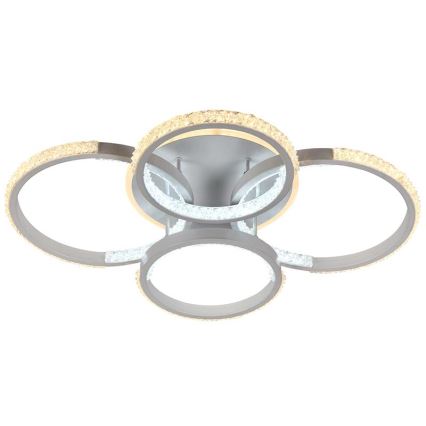 Fäst LED ljusreglerad ljuskrona LED/80W/230V 3000-6500K + fjärrkontroll