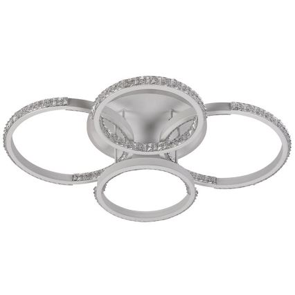 Fäst LED ljusreglerad ljuskrona LED/80W/230V 3000-6500K + fjärrkontroll