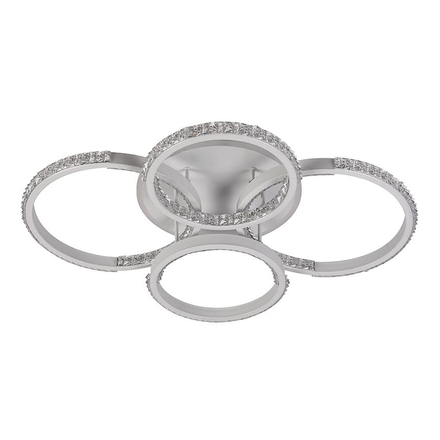 Fäst LED ljusreglerad ljuskrona LED/80W/230V 3000-6500K + fjärrkontroll