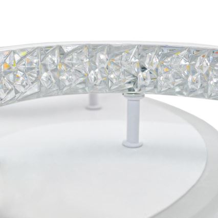 Fäst LED ljusreglerad ljuskrona LED/80W/230V 3000-6500K + fjärrkontroll