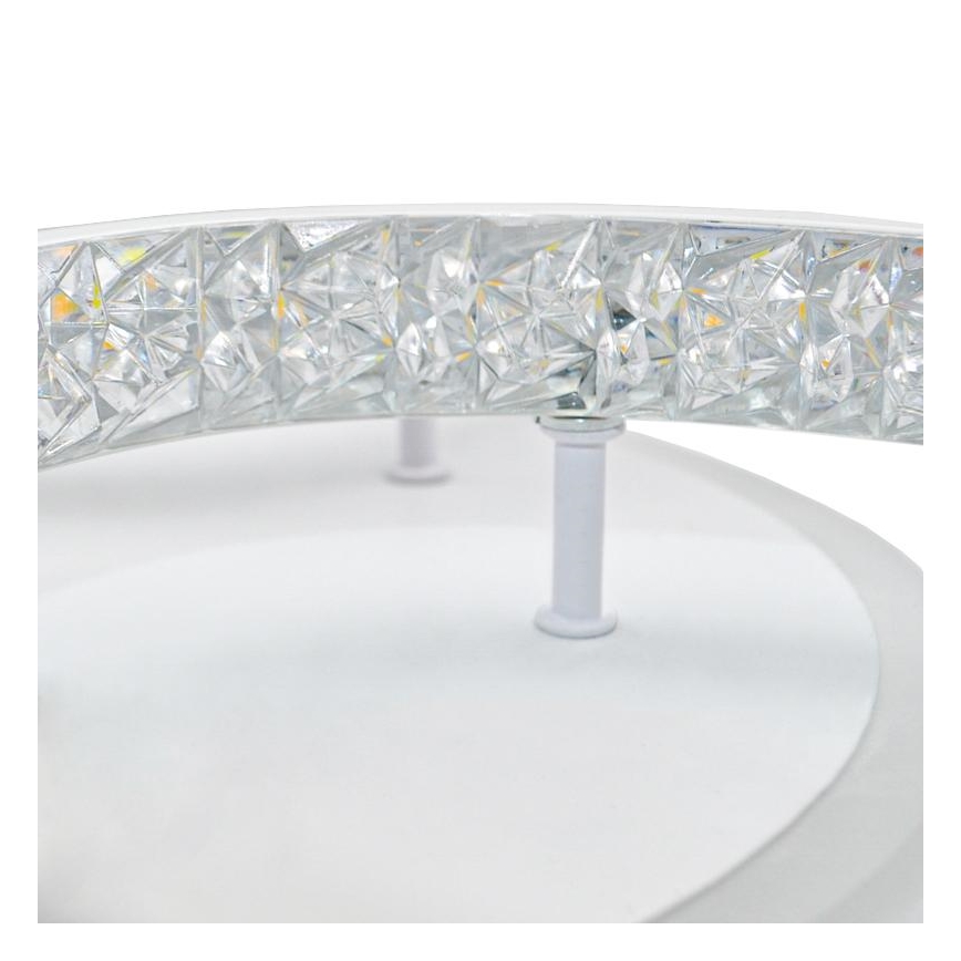Fäst LED ljusreglerad ljuskrona LED/80W/230V 3000-6500K + fjärrkontroll
