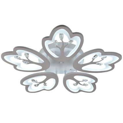 Fäst LED ljusreglerad ljuskrona LED/80W/230V 3000-6500K + fjärrkontroll