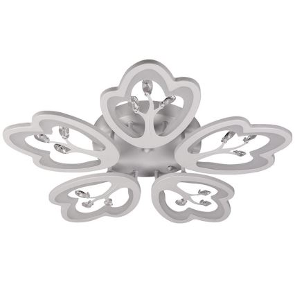Fäst LED ljusreglerad ljuskrona LED/80W/230V 3000-6500K + fjärrkontroll