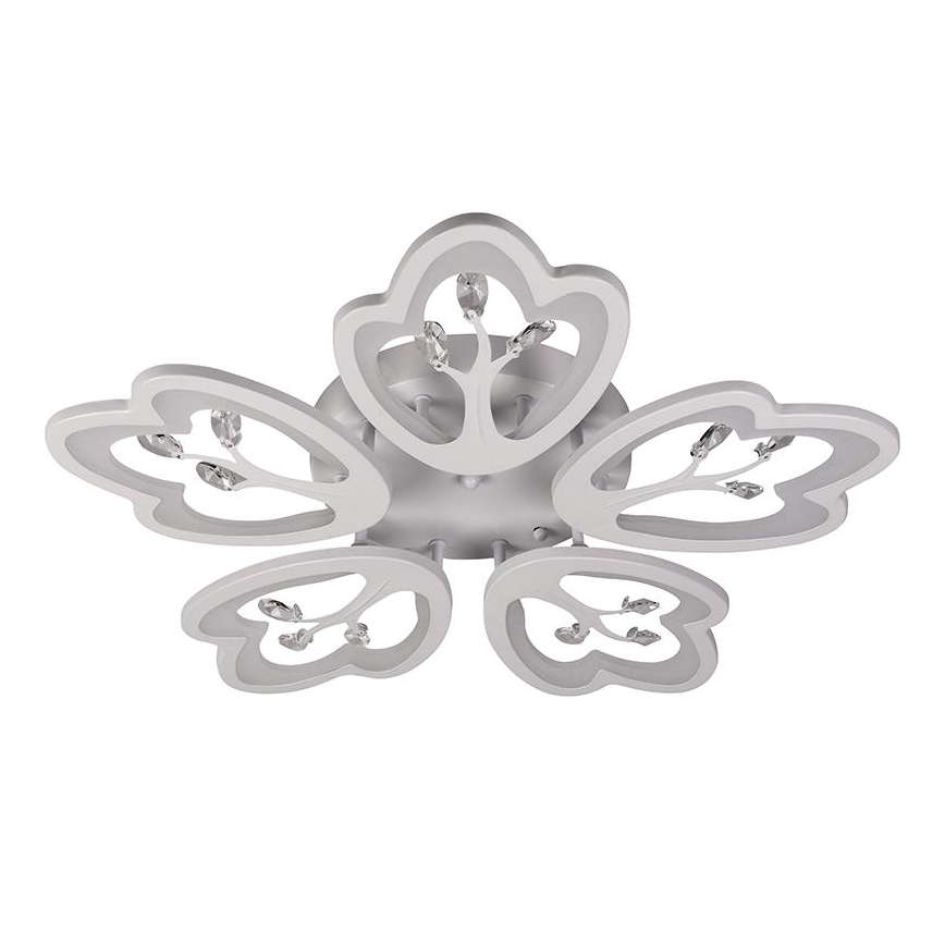Fäst LED ljusreglerad ljuskrona LED/80W/230V 3000-6500K + fjärrkontroll