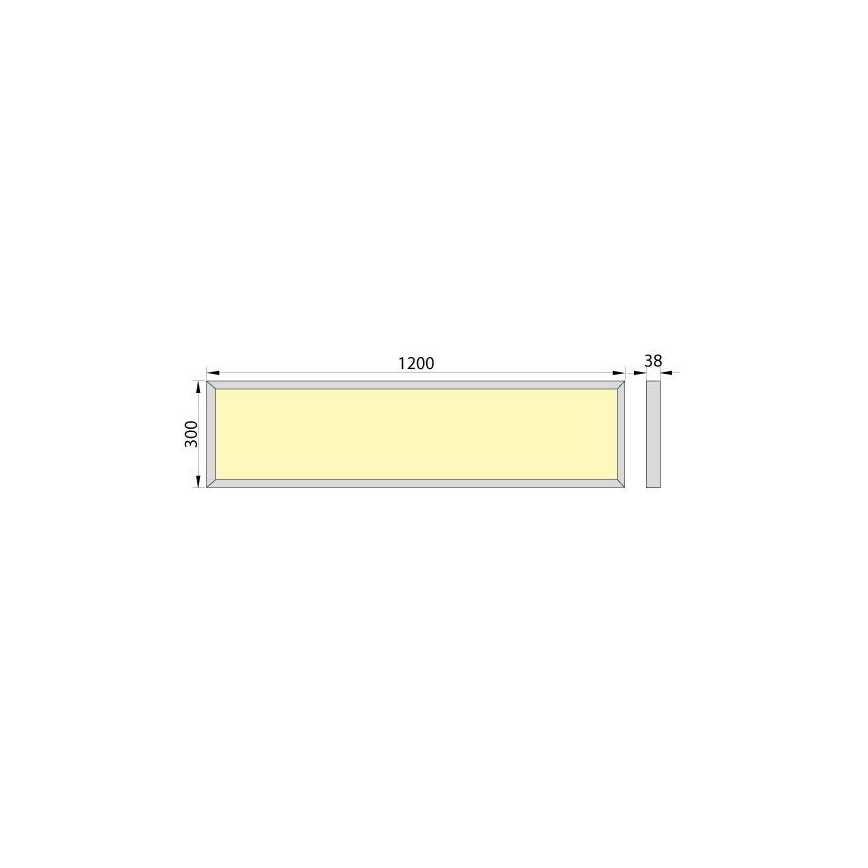 Fast LED-panel OREGA N LINX 120 LED/50W/230V 4000K