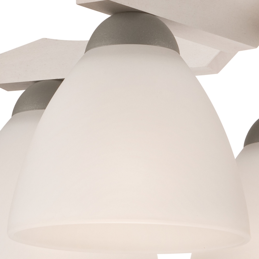 Fäst ljuskrona ADRIANO 5xE27/60W/230V bok - FSC certifierade
