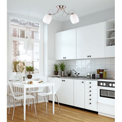 Fastsatt Ljuskrona  AMBA 2xE27/40W/230V
