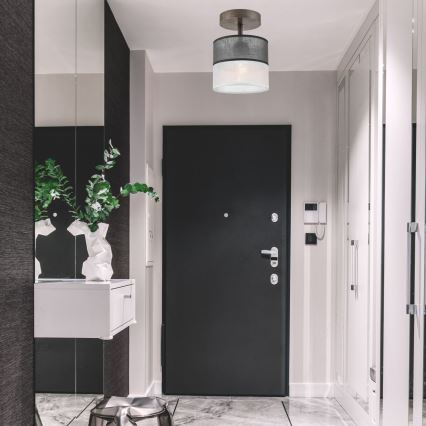 Fäst ljuskrona ANDREA 1xE27/60W/230V bok - FSC certifierade