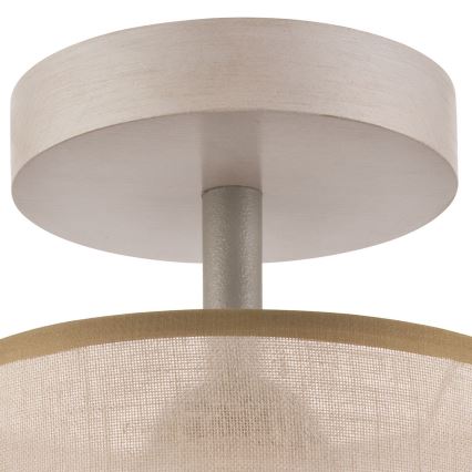 Fäst ljuskrona ANDREA 1xE27/60W/230V bok - FSC certifierade