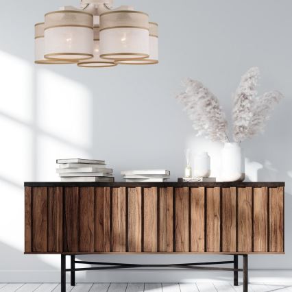 Fäst ljuskrona ANDREA 5xE27/60W/230V - FSC certifierade