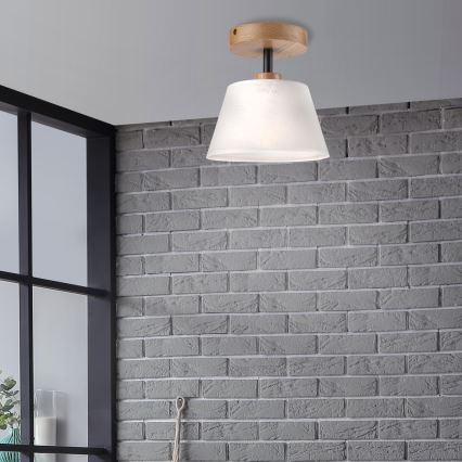 Fäst ljuskrona ANTONIO 1xE14/60W/230V vit/ek
