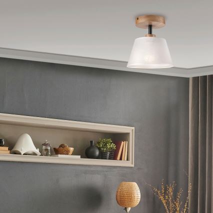 Fäst ljuskrona ANTONIO 1xE14/60W/230V vit/ek