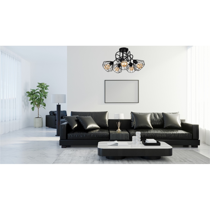 Fäst ljuskrona CEED 5xE27/60W/230V