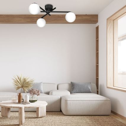 Fäst ljuskrona DAGA 3xE14/60W/230V