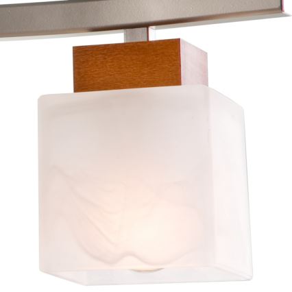 Fäst ljuskrona DANA 5xE14/40W/230V bok - FSC certifierade