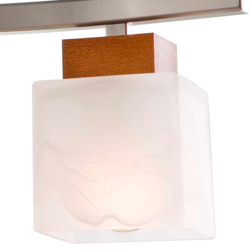Fäst ljuskrona DANA 5xE14/40W/230V bok - FSC certifierade