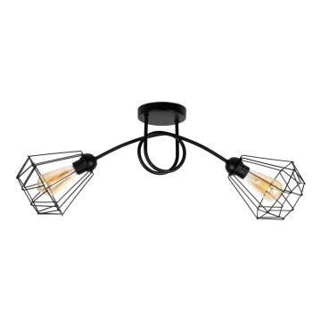 Fäst ljuskrona DIAMENT 2xE27/60W/230V