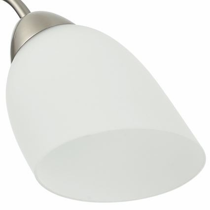 Fäst ljuskrona DONNA 5xE27/60W/230V nickel