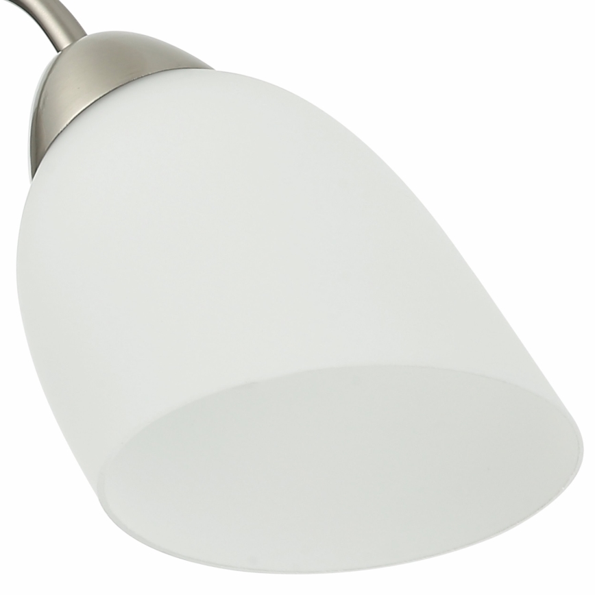 Fäst ljuskrona DONNA 5xE27/60W/230V nickel
