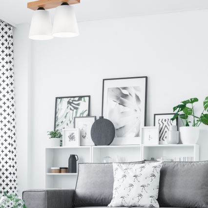 Fäst ljuskrona LULA 2xE27/60W/230V ek
