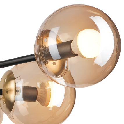 Fäst ljuskrona MALENA 6xE14/5W/230V
