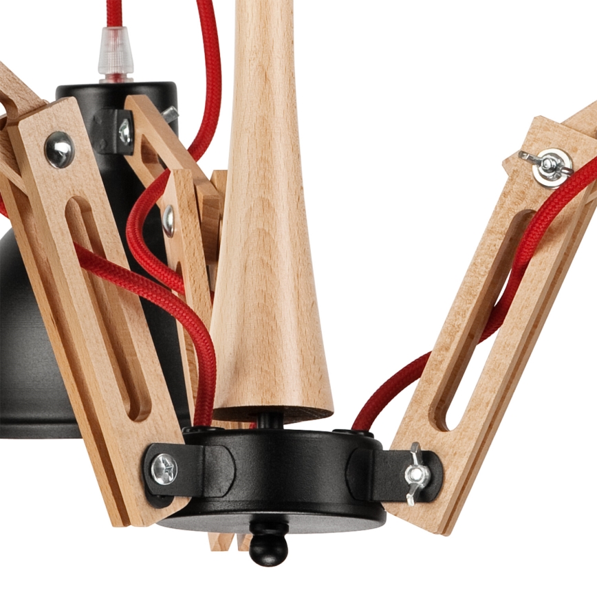 Fäst ljuskrona MARCELLO 3xE27/60W/230V - FSC certifierade