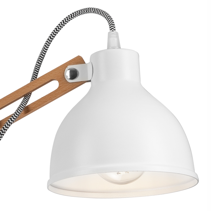 Fäst ljuskrona MARCELLO 3xE27/60W/230V bok - FSC certifierade