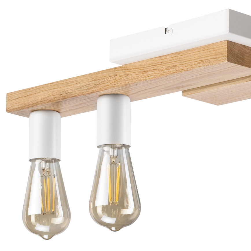 Fäst ljuskrona MATTE 4xE27/15W/230V vit/ek