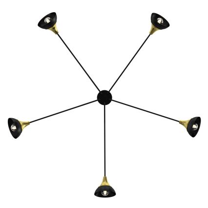Fäst ljuskrona NERGIS 5xE27/60W/230V