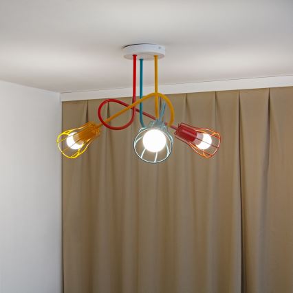 Fäst ljuskrona OXFORD 3xE27/15W/230V