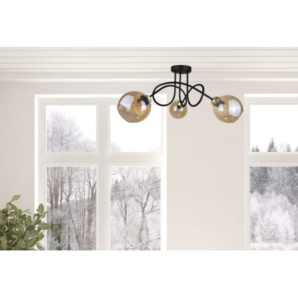 Fäst ljuskrona VENUS GOLD 3xE27/60W/230V