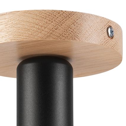 Fastsatt Ljuskrona  VITO OAK 1xE27/60W/230V ek