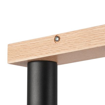 Fastsatt Ljuskrona  VITO OAK 2xE27/60W/230V ek