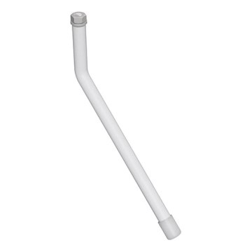 Fäste för speglar 1x14,8 cm, rostfritt stål/vitt