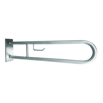 Fäste med hållare 10,3x25,3 cm, rostfritt stål/silverfärgad