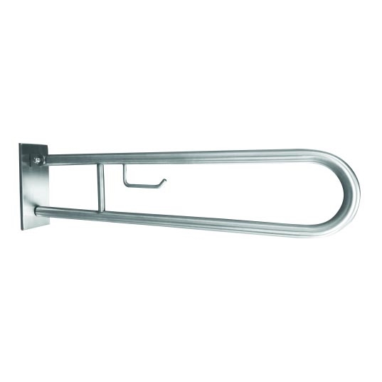 Fäste med hållare 10,3x25,3 cm, rostfritt stål/silverfärgad